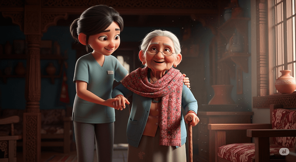 Professional caregiver services in Kathmandu